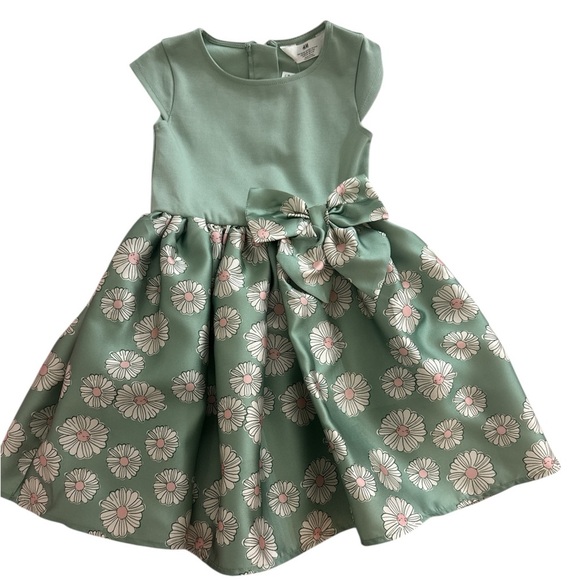 H&M Other - H&M Mint Green Floral Kids Dress